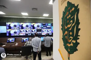 پوشش رسانه ای مراسم تحویل سال در حرم مطهر رضوی