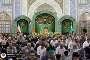 جشن میلاد پیامبر اکرم و امام صادق علیهما السلام در رواق امام خمینی حرم مطهر رضوی