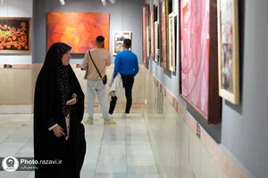 نمایشگاه نقاشی&zwnj;خط &laquo;غزه در خون&raquo;