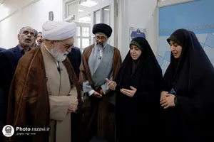 بازدید تولیت آستان قدس رضوی از کتابخانه مرکزی