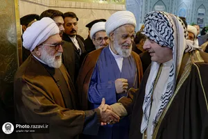 تشرف شیوخ عشایر عراق به حرم مطهر رضوی
