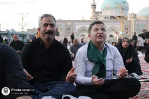 تشرف کاروان زیارتی تبریز به حرم مطهر رضوی
