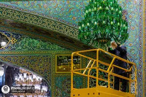 به استقبال بهار در حرم مطهر رضوی