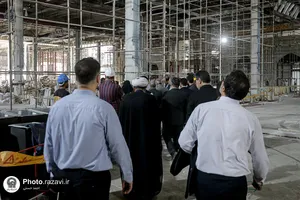 بازدید جمعی از نمایندگان مجلس شورای اسلامی از فعالیت&zwnj;های عمرانی حرم مطهر رضوی