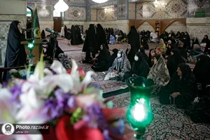 مراسم میلاد امام حسین(علیه&zwnj;السلام) در رواق نجمه خاتون