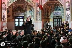 عزاداری هیئات مذهبی استان سمنان در حسینیه حرم