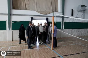 حضور تولیت آستان قدس رضوی در جمع دانش آموزان دبیرستان دخترانه امام رضا(علیه&zwnj;السلام)