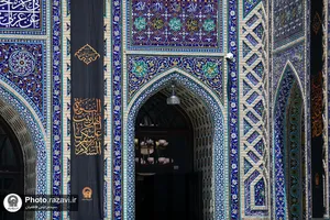 سیاه&zwnj;پوشی حرم مطهر رضوی در آستانه ماه محرم