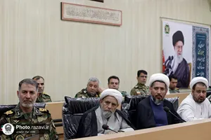 حضور تولیت آستان قدس رضوی در جمع فرماندهان آجا شمال شرق کشور