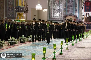 آیین خطبه خوانی شب شهادت امام رضا علیه السلام در حرم مطهر رضوی -2