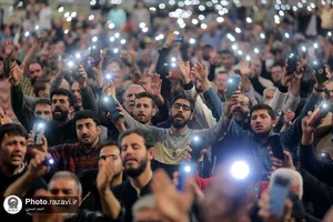 حال و هوای حرم مطهر رضوی در شب میلاد امام جواد علیه السلام