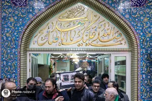 تشییع پیکر همسر سردار شهید عبدالحسین برونسی در مشهد