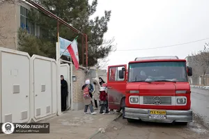 جشن عبادت دختران روستای گوارشک در حرم مطهر رضوی