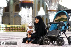 ویژه برنامه دختران حسینی در حرم مطهر رضوی