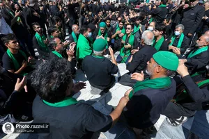 عزاداری شهادت امام رضا علیه السلام در حرم مطهر رضوی