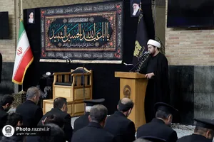 عزاداری حضرت اباعبدالله الحسین(ع) با حضور تولیت آستان قدس رضوی-2