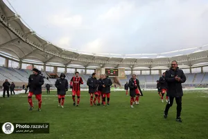 دیدار تیم منتخب فوتبال خراسان و تیم ملی ۱۹۹۸