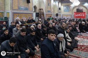 روضه شهادت امام کاظم علیه&zwnj;السلام در حرم مطهر رضوی