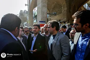 بازدید شهردار مشهد از فعالیت&zwnj;های عمرانی حرم مطهر رضوی
