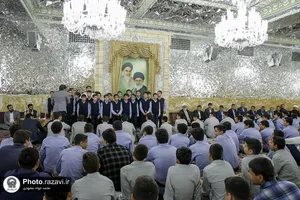 دیدار دانش&zwnj;آموزان مدارس امام رضا علیه&zwnj;السلام با تولیت آستان قدس رضوی
