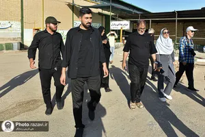 بازدید خبرنگاران از مواکب آستان قدس رضوی