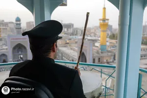 نخستین نقاره نوازی ماه ربیع الاول در حرم مطهر رضوی