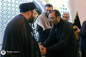 تقدیر از خادمان و مداحان حسینی حرم مطهر رضوی