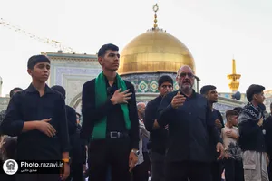 عزاداری هیئت های مذهبی سراسر کشور در حسینیه حرم