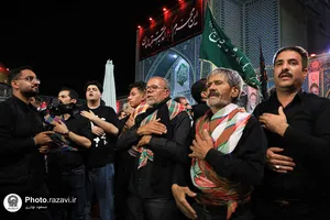 عزاداری سنتی شب چهارم محرم در &laquo;حسینیه حرم&raquo;