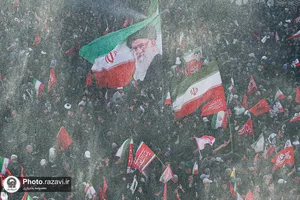 تشییع پیکر رهبر شهید انقلاب در مشهد مقدس-4