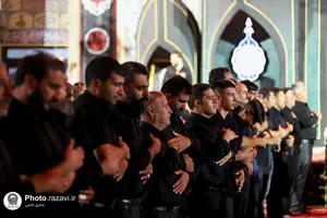 هیئت عزاداران استان چهارمحال و بختیاری در حسینیه حرم