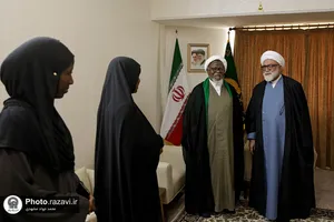 دیدار تولیت آستان قدس رضوی با شیخ ابراهیم زکزاکی