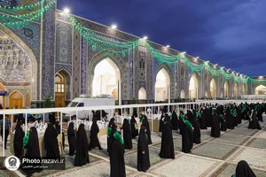 سفره باشکوه کریم اهل بیت علیهم&zwnj;السلام در حرم مطهر رضوی
