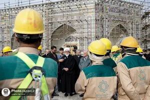 مراسم آغاز عملیات احداث رواق امیرالمومنین(علیه&zwnj;السلام)