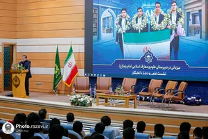 حضور دانش&zwnj;آموزان افتخارآفرین تیم ملی المپیاد هوش مصنوعی در دبیرستان و دانشگاه امام رضا علیه&zwnj;السلام 