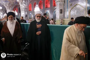 گرامیداشت سید مقاومت در حرم مطهر رضوی