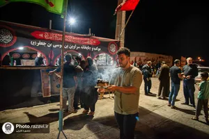 موکب خدمت رسانی به زائران در شاهرود