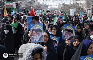 راهپیمایی پرشکوه 22 بهمن در مشهد