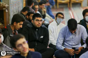 مراسم هیئت میثاق با ولایت دانشگاه رضوی