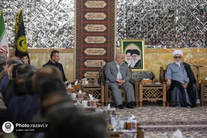 دیدار اساتید دانشگاه دفاع ملی با تولیت آستان قدس رضوی