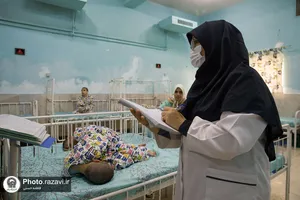 اردوی جهادی بیمارستان رضوی در نیشابور