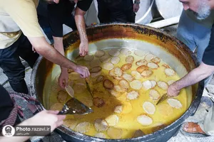 آشپزخانه مرکزی آستان قدس رضوی در مرز مهران