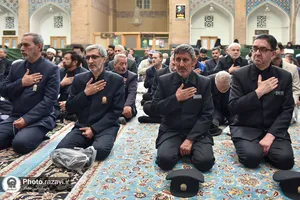 مراسم عزاداری خادمین حرم رضوی بمناسبت شهادت امام باقر علیه السلام