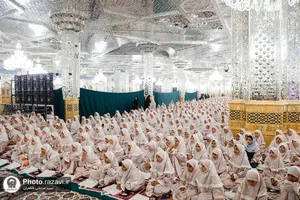 جشن عبادت ۸۸۸ دختر امام رضایی