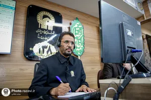 پاسخگویی تلفنی معاون خدمات زائرین آستان قدس رضوی