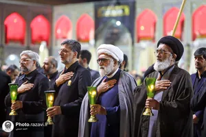 آئین شام غریبان شهادت امام رضا(ع) در حرم مطهر رضوی