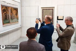 بازدید رئیس کتابخانه غازی خسروبیک از موسسات فرهنگی آستان قدس رضوی