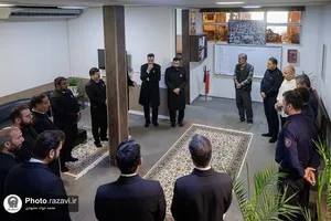 بازدید خدام حرم مطهر رضوی از آتش&zwnj;نشانی حرم امام رضا علیه&zwnj;السلام 