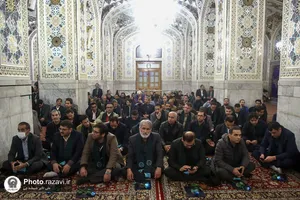 تشرف جمعی از کارشناسان دادگستری خراسان رضوی به حرم مطهر رضوی