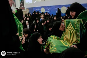 جشن خواهران خدمه حرم مطهر رضوی در دهه کرامت